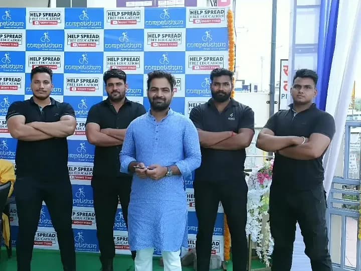 At a “Help Spread Free Education” event